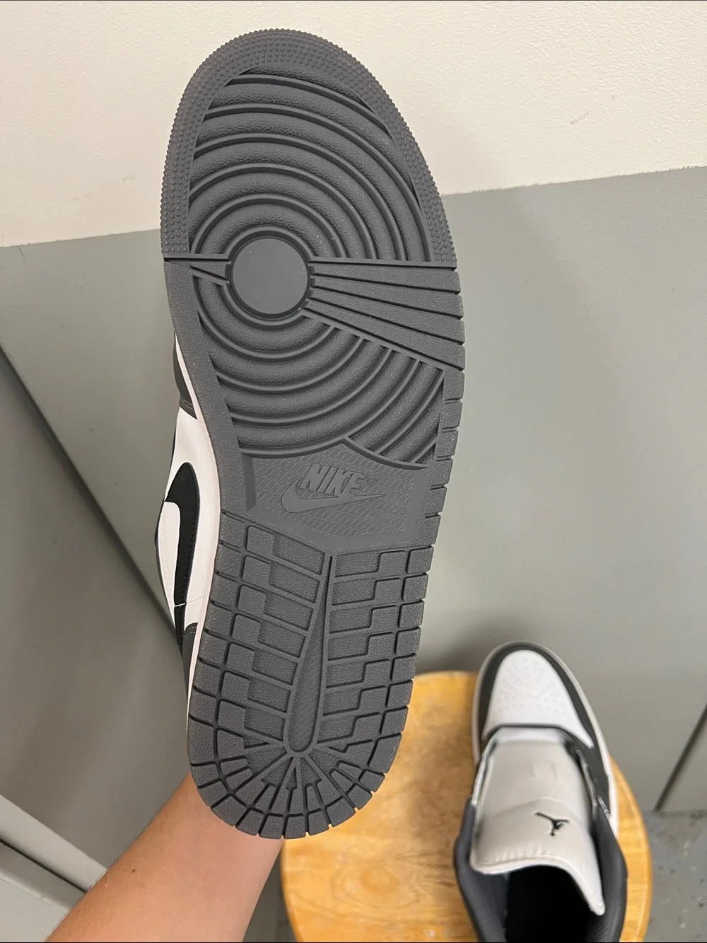 Nike Air Jordan Black and White Low-Top Sneakers Shoes Men’s 12